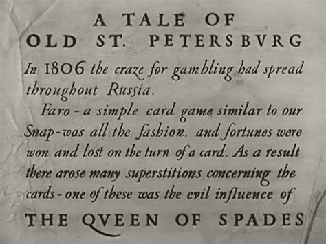 Queen of Spades? A Bewitching Tale of Russian Nobility and Forbidden Desire!